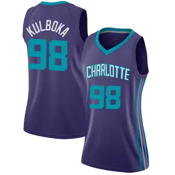 Charlotte Hornets Arnoldas Kulboka Jersey - Statement Edition - Women's Swingman Purple