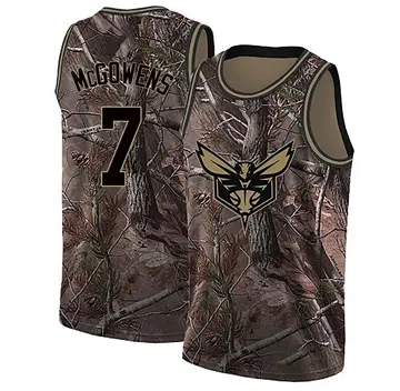 Charlotte Hornets Bryce McGowens Realtree Collection Jersey - Men's Swingman Camo