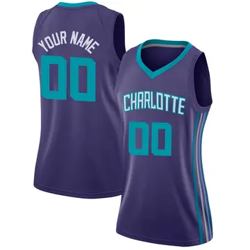 Charlotte Hornets Custom Jersey - Statement Edition - Women's Swingman Purple