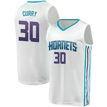 Charlotte Hornets Dell Curry Fanatics Brand Jersey - Association Edition - Youth Fast Break White