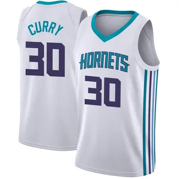Charlotte Hornets Dell Curry Jersey - Association Edition - Youth Swingman White