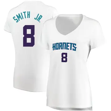 Charlotte Hornets Dennis Smith Jr. Jersey - Association Edition - Women's Fast Break White