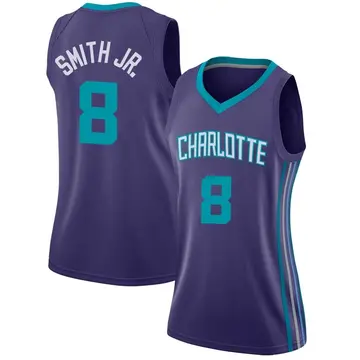Charlotte Hornets Dennis Smith Jr. Jersey - Statement Edition - Women's Swingman Purple