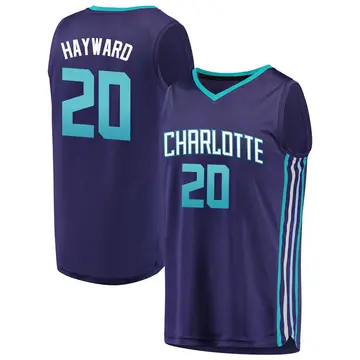 Charlotte Hornets Gordon Hayward Fanatics Brand Jersey - Statement Edition - Youth Fast Break Purple
