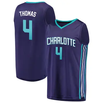 Charlotte Hornets Isaiah Thomas Fanatics Brand Jersey - Statement Edition - Men's Fast Break Purple