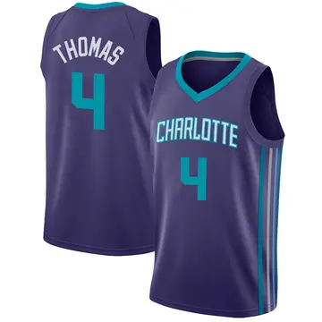 Charlotte Hornets Isaiah Thomas Jersey - Statement Edition - Men's Swingman Purple