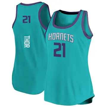 Charlotte Hornets JT Thor Tank Jersey - Icon Edition - Women's Fast Break Teal