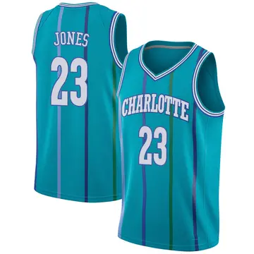 Charlotte Hornets Kai Jones Hardwood Classics Jersey - Men's Swingman Aqua