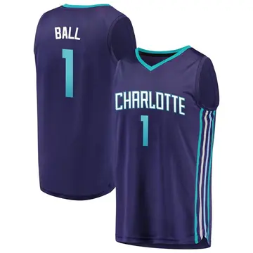 Charlotte Hornets LaMelo Ball Fanatics Brand Jersey - Statement Edition - Men's Fast Break Purple
