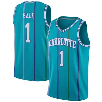 Charlotte Hornets LaMelo Ball Hardwood Classics Jersey - Youth Swingman Aqua