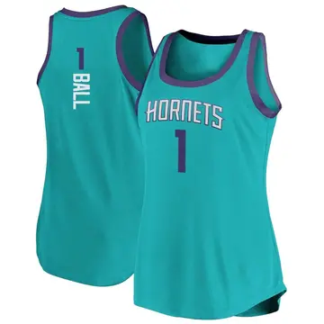 Charlotte Hornets LaMelo Ball Tank Jersey - Icon Edition - Women's Fast Break Teal