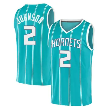 Charlotte Hornets Larry Johnson 2020 Jersey - Icon Edition - Youth Fast Break Teal