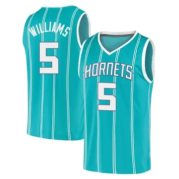 Charlotte Hornets Mark Williams 2020 Jersey - Icon Edition - Youth Fast Break Teal