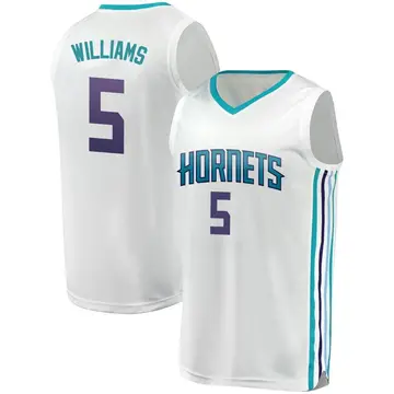 Charlotte Hornets Mark Williams Fanatics Brand Jersey - Association Edition - Youth Fast Break White