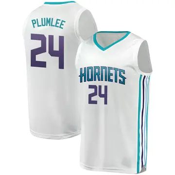 Charlotte Hornets Mason Plumlee Fanatics Brand Jersey - Association Edition - Youth Fast Break White