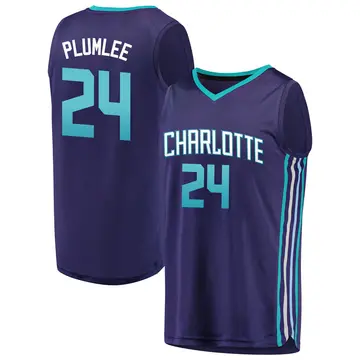 Charlotte Hornets Mason Plumlee Fanatics Brand Jersey - Statement Edition - Men's Fast Break Purple