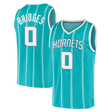 Charlotte Hornets Miles Bridges 2020 Jersey - Icon Edition - Youth Fast Break Teal