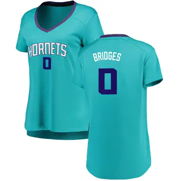 Charlotte Hornets Miles Bridges Fanatics Brand Jersey - Icon Edition - Women's Fast Break Teal