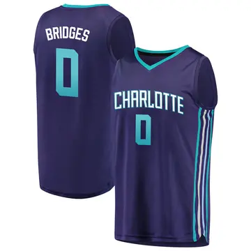 Charlotte Hornets Miles Bridges Fanatics Brand Jersey - Statement Edition - Men's Fast Break Purple