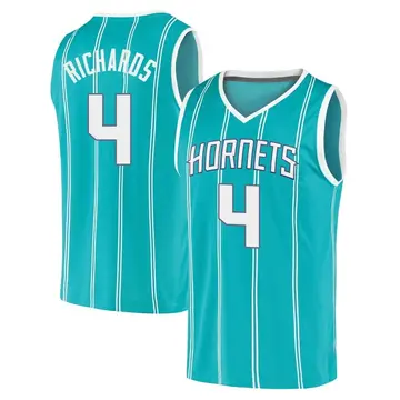 Charlotte Hornets Nick Richards 2020 Jersey - Icon Edition - Youth Fast Break Teal