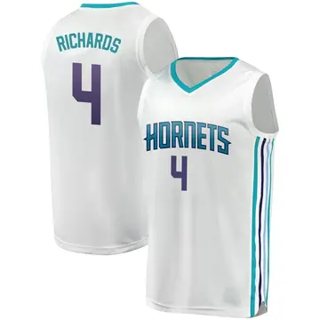 Charlotte Hornets Nick Richards Fanatics Brand Jersey - Association Edition - Men's Fast Break White
