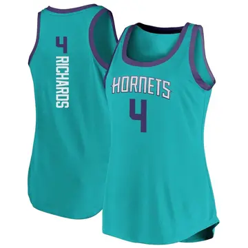 Charlotte Hornets Nick Richards Tank Jersey - Icon Edition - Women's Fast Break Teal