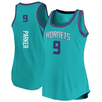 Charlotte Hornets Tony Parker Tank Jersey - Icon Edition - Women's Fast Break Teal